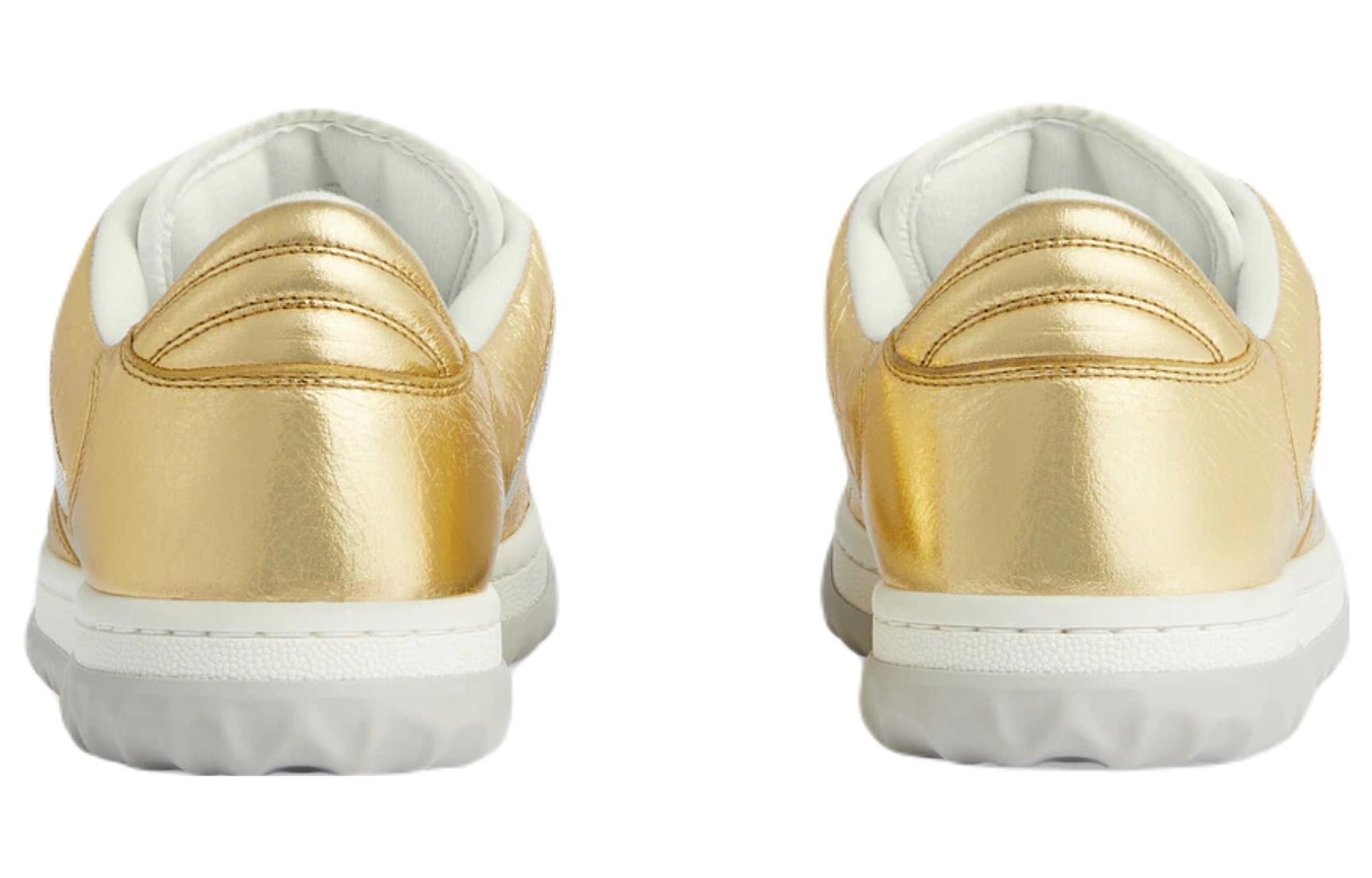 Purchase (W) グッチ MAC80 メタリックゴールド スニーカー 750834-AACA9-8044