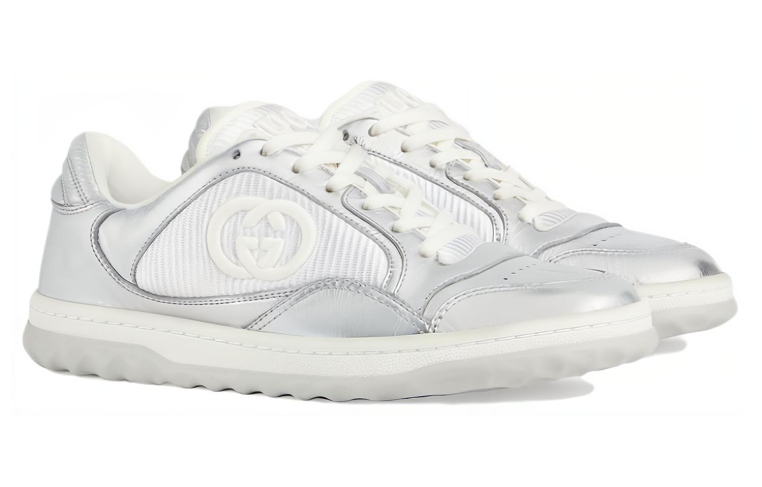 Order (W) Gucci MAC80 Sneaker 'Perak Metalik' 750834-AACA9-8141