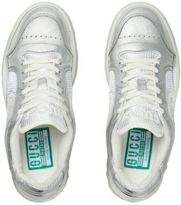 (W) Gucci MAC80 Sneaker 'Perak Metalik' 750834-AACA9-8141 Shop (W) Gucci MAC80 Sneaker 'Perak Metalik' 750834-AACA9-8141