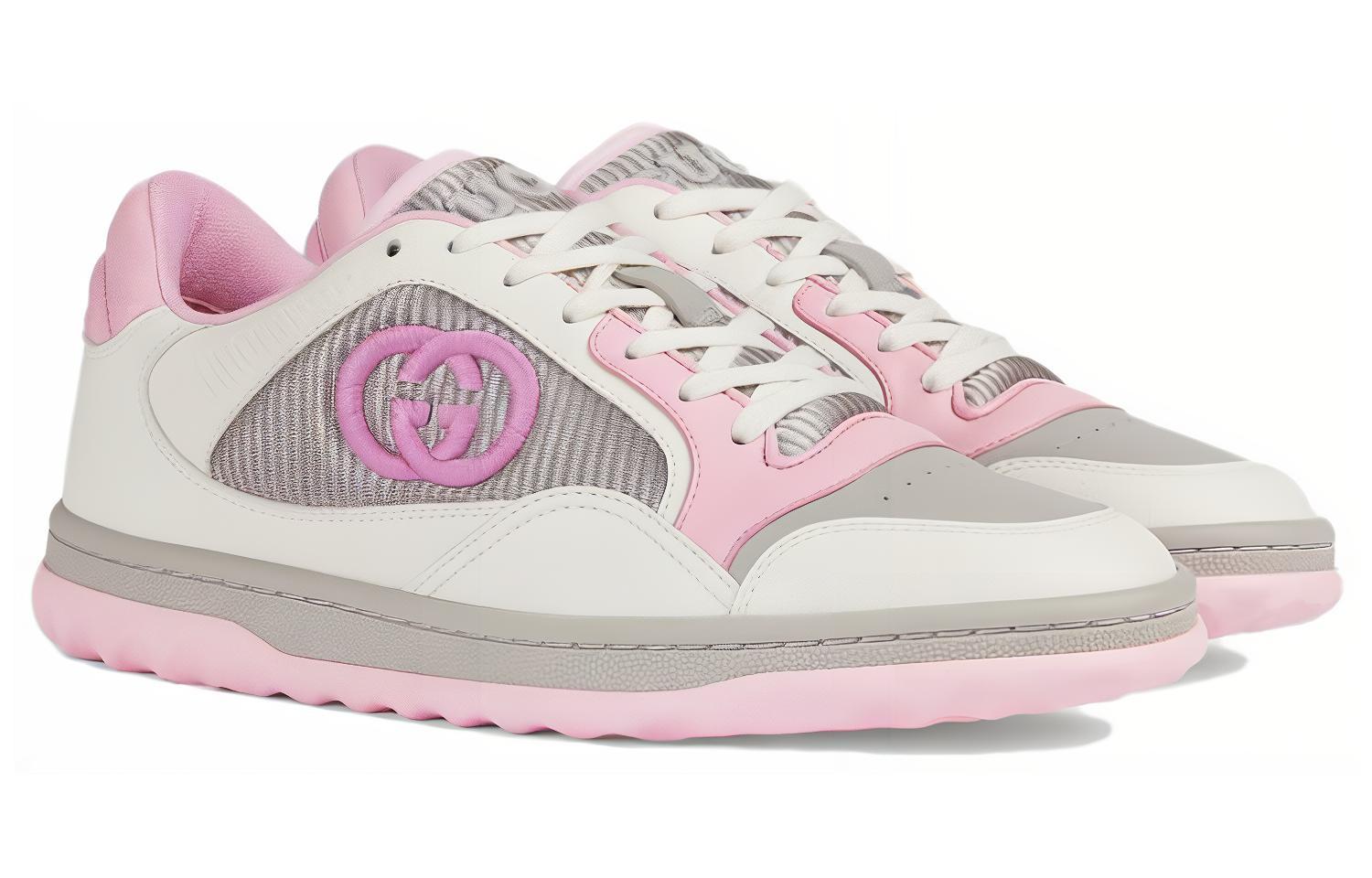 Order (W) グッチ MAC80 スニーカー オフホワイト/グレー/ピンク 747954-AACNW-9160
