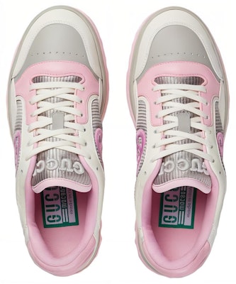 (W) グッチ MAC80 スニーカー オフホワイト/グレー/ピンク 747954-AACNW-9160 Lookbook (W) グッチ MAC80 スニーカー オフホワイト/グレー/ピンク 747954-AACNW-9160