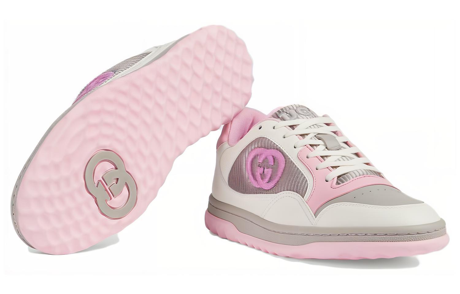 Purchase (W) グッチ MAC80 スニーカー オフホワイト/グレー/ピンク 747954-AACNW-9160