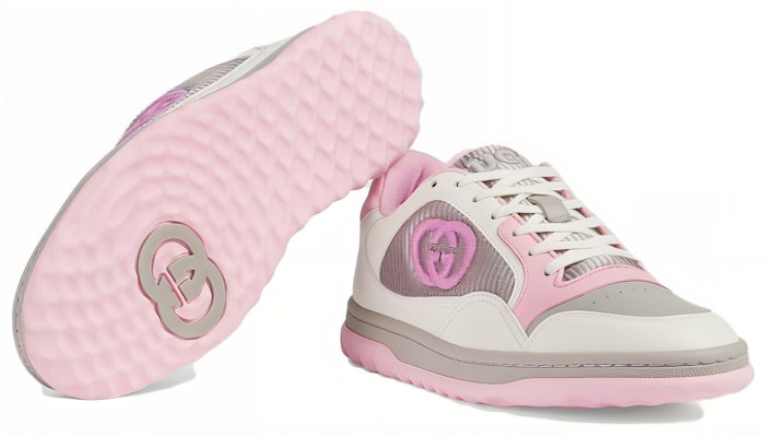 (W) グッチ MAC80 スニーカー オフホワイト/グレー/ピンク 747954-AACNW-9160 Purchase (W) グッチ MAC80 スニーカー オフホワイト/グレー/ピンク 747954-AACNW-9160