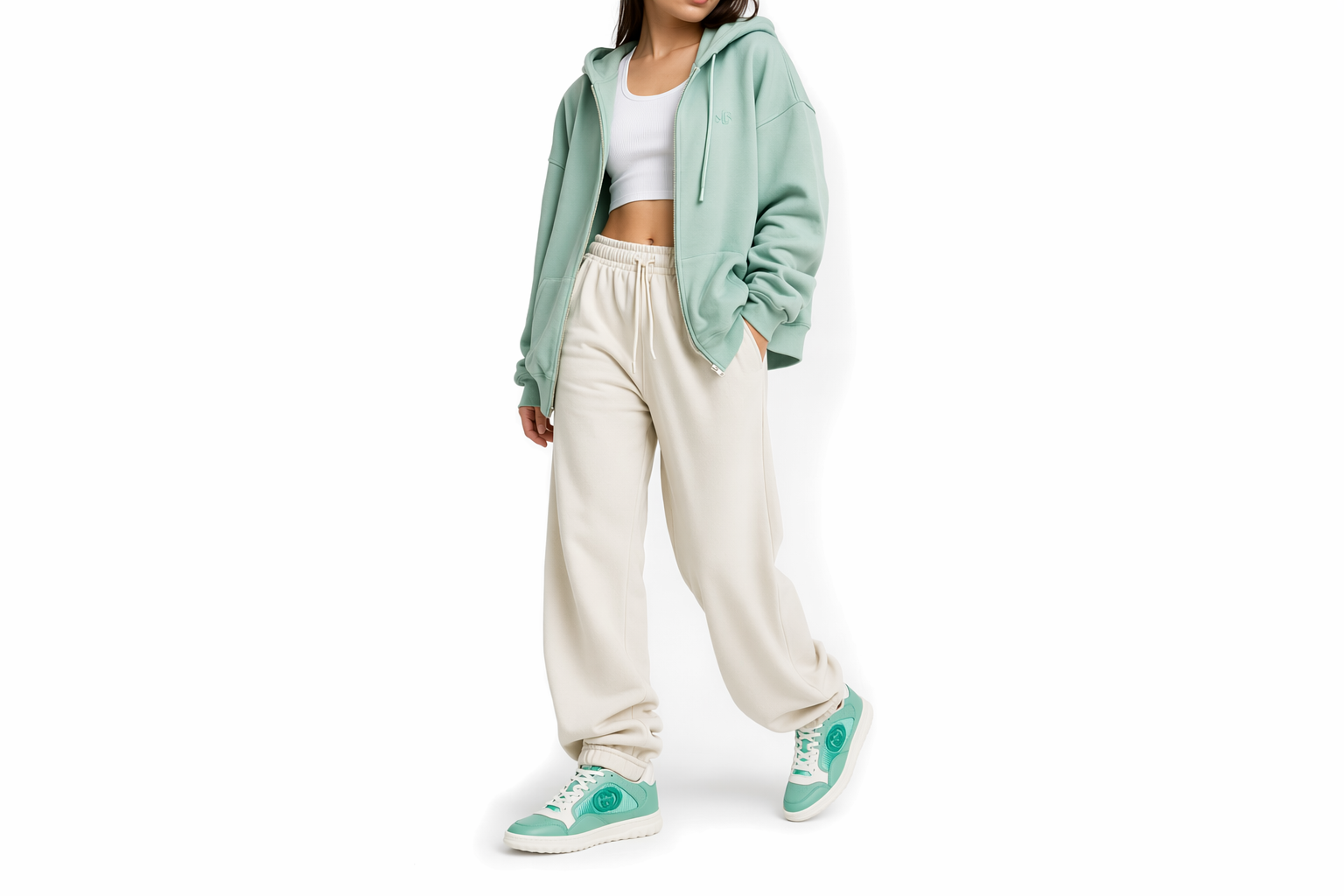 Order GUCCI古馳 台灣新年MAC80 舒適系帶 耐磨 低筒 球鞋 女款 青色
