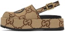 Buy (W) Gucci Macro GG Kanvas 'Platform Coklat Sepatu Tali' 694850-UKO30-2590