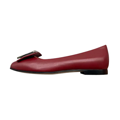 (W) Gucci Madelyn Crystal G 'Dark Red Leather'