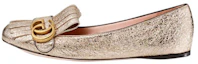 Buy (W) Gucci Marmont Ballett Flat ''Platin'' 453373-DKT00-7100