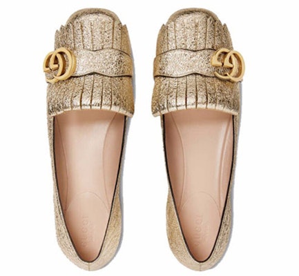 (Women) Gucci Marmont Ballet Flat 'Platinum' 453373-DKT00-7100 Lookbook (Women) Gucci Marmont Ballet Flat 'Platinum' 453373-DKT00-7100