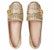 (W) Gucci Marmont Ballet Flat 'Platinum' Kasut Balerina Emas Platinum 453373-DKT00-7100