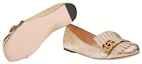 Shop (W) Gucci Marmont Ballett Flat ''Platin'' 453373-DKT00-7100