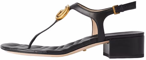 (Women) Gucci Marmont Double G sandal 'Black' 674840-BKO00-1000 (Women) Gucci Marmont Double G sandal 'Black' 674840-BKO00-1000