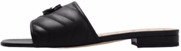(Women) Gucci Marmont Double G Slides 'Black' 739128-BKO60-1000 (Women) Gucci Marmont Double G Slides 'Black' 739128-BKO60-1000