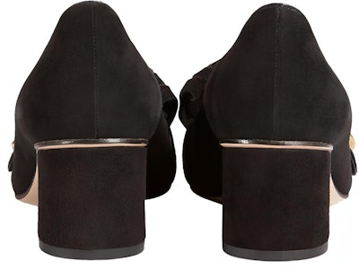 (W) Gucci Marmont Kasut Suede Hiasan Sarung Tumit Sederhana 'Hitam' 408208-C2000-1000 Shop (W) Gucci Marmont Kasut Suede Hiasan Sarung Tumit Sederhana 'Hitam' 408208-C2000-1000