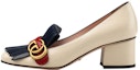 Buy (W) Gucci Marmont Tumit Tinggi 'Ivory Tassel' 408208-C9DN0-9574