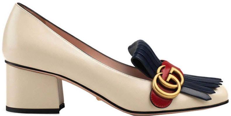 (Women) Gucci Marmont High Heels 'Ivory Tassel' 408208-C9DN0-9574 Order (Women) Gucci Marmont High Heels 'Ivory Tassel' 408208-C9DN0-9574