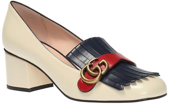 (Women) Gucci Marmont High Heels 'Ivory Tassel' 408208-C9DN0-9574 Shop (Women) Gucci Marmont High Heels 'Ivory Tassel' 408208-C9DN0-9574