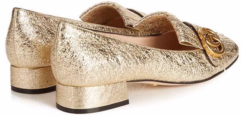 (Women) Gucci Marmont Metallic Mid-Heel Pumps 'Platinum' 453480-DKT00-7100 Lookbook (Women) Gucci Marmont Metallic Mid-Heel Pumps 'Platinum' 453480-DKT00-7100