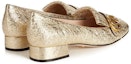 Lookbook (W) Gucci Marmont Pam Sepatu Tumit Sederhana Metalik 'Platinum' 453480-DKT00-7100