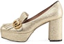 Buy (W) Gucci Marmont Platform Pump Dengan Rumbai 'Emas' 573020-DKT00-7100
