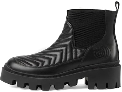 (W) Gucci Matelassé Chelsea Boot 'Hitam Pekat' 643958-DH7D0-1000 Buy (W) Gucci Matelassé Chelsea Boot 'Hitam Pekat' 643958-DH7D0-1000