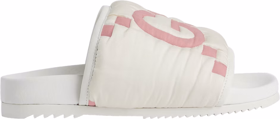 (Women) Gucci Maxi GG Slide Sandal 'White Pink Matelassé' 'White Pink Matelassé' 700326-UWI20-8944 Buy (Women) Gucci Maxi GG Slide Sandal 'White Pink Matelassé' 'White Pink Matelassé' 700326-UWI20-8944
