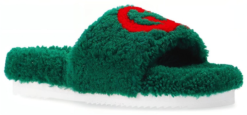 (W) Slaid Wol Merino Gucci 'Hijau' 646225-D0L00-3155 Order (W) Slaid Wol Merino Gucci 'Hijau' 646225-D0L00-3155