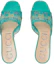 Shop (W) Gucci High-Heel Slide Jaring Peep Toe 'Hijau' 749723-FAB1M-4638