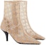 Lookbook (W) Gucci But Kaki Tumit Tinggi Hujung Runcing Mesh 'Beige' 750228-F13B0-9941