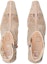 Shop (W) Gucci But Kaki Tumit Tinggi Hujung Runcing Mesh 'Beige' 750228-F13B0-9941
