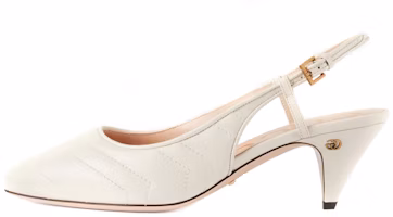 (Women) Gucci Metalasse Sling Back 'White' 659471-BKO00-9050 (Women) Gucci Metalasse Sling Back 'White' 659471-BKO00-9050