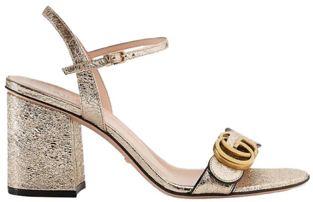 (Women) Gucci Metallic Laminated Leather High Heels Sports Gold Color Sandals 453379-DKT00-7100 Order (Women) Gucci Metallic Laminated Leather High Heels Sports Gold Color Sandals 453379-DKT00-7100