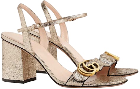 (W) 古驰金色金属感高跟运动凉鞋 453379-DKT00-7100 Lookbook (W) 古驰金色金属感高跟运动凉鞋 453379-DKT00-7100