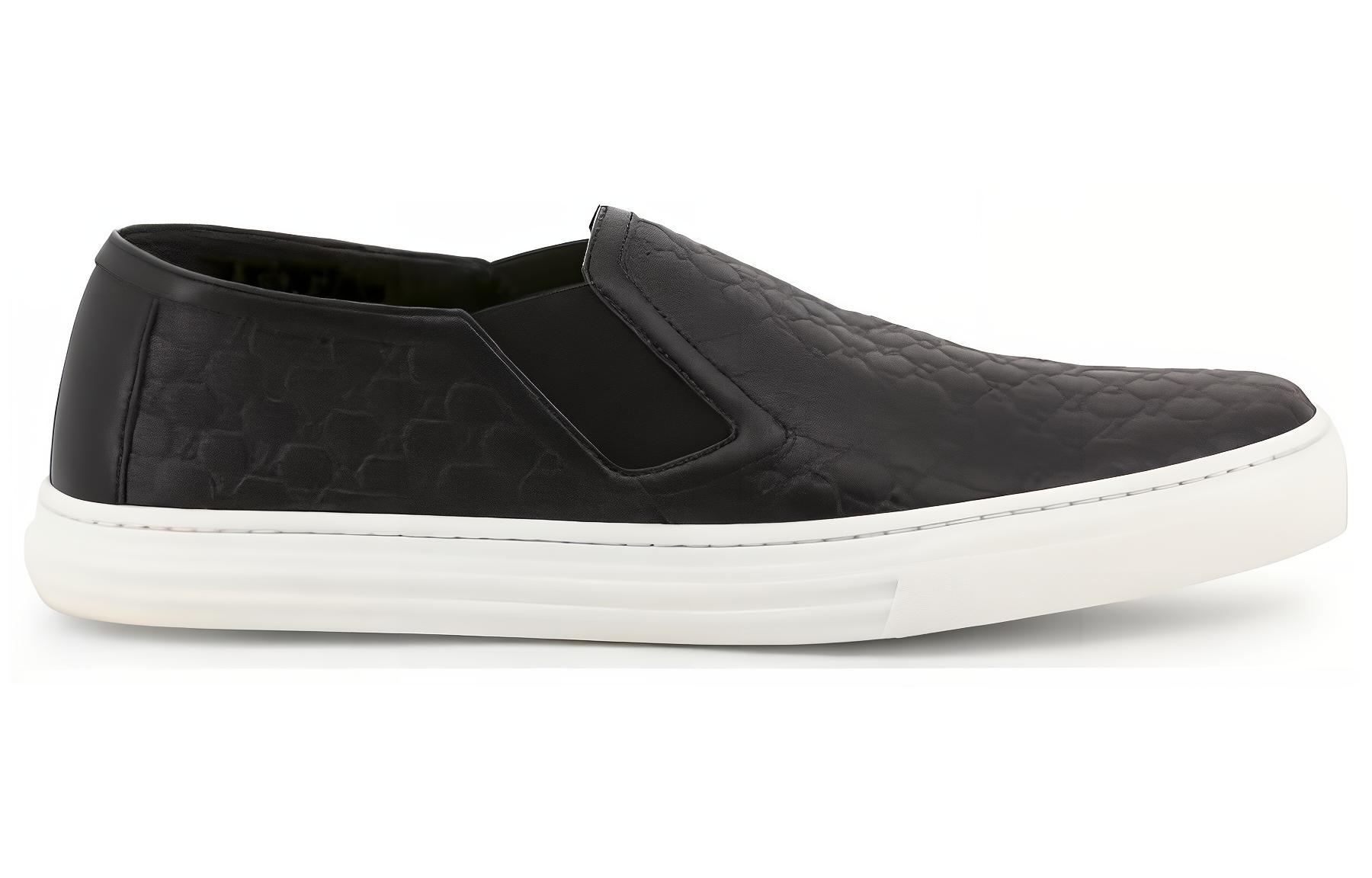 Order (W) Gucci Microguccissima 花纹黑色皮革便鞋 473974-D4710-1000