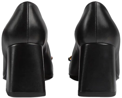 (W) Gucci Mid-heel Pump met Horsebit ''Zwart Leer'' 643886-C9D00-1000 Purchase (W) Gucci Mid-heel Pump met Horsebit ''Zwart Leer'' 643886-C9D00-1000