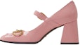 Buy (W) Gucci Kasut Tumit Sederhana Dengan Horsebit 'Rose' 694855-BNC00-5815