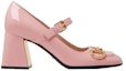 Order (W) Gucci Kasut Tumit Sederhana Dengan Horsebit 'Rose' 694855-BNC00-5815