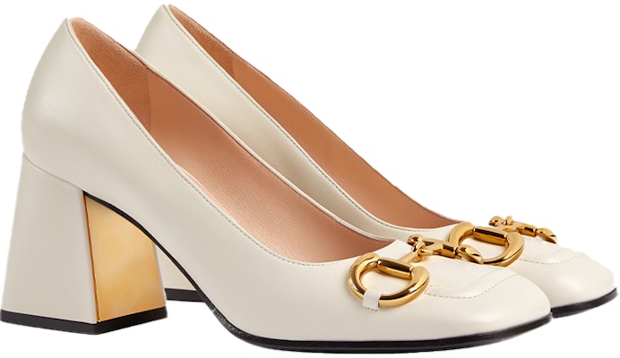 (W) グッチ ホースビット ミドルヒールパンプス (白革) 643886-C9D00-9022 Lookbook (W) グッチ ホースビット ミドルヒールパンプス (白革) 643886-C9D00-9022