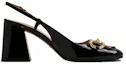 Order (W) Gucci Zapato Slingback Tacón Medio con Horsebit 'Cuero Negro' 643892-BNC00-1000