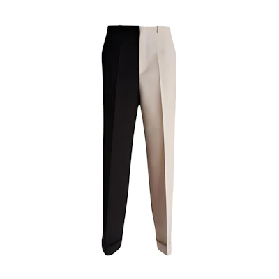 (Women) Gucci Mid-Rise Colorblock Casual Pants with Button Closure 722243-ZALNY-1043