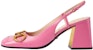 (Women) Gucci Mid-Heel Slingback with Horsebit 'Pink' 643892-C9D00-5609