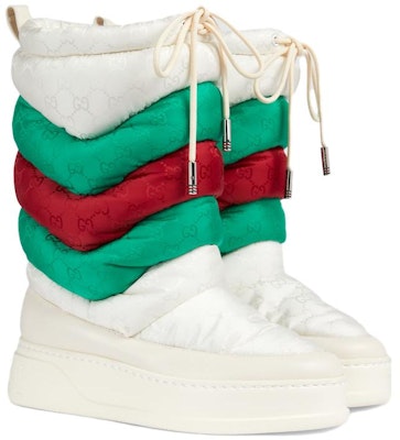 (W) Botas de Nieve Gucci Mid-Top 'Punta Redonda Comodidad Blanco' 767234-FACPB-9162 Order (W) Botas de Nieve Gucci Mid-Top 'Punta Redonda Comodidad Blanco' 767234-FACPB-9162