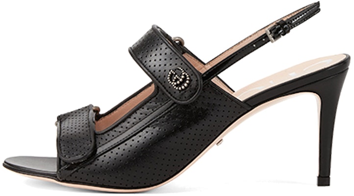 (Women) Gucci Mini Double G 'Black Toe-Loop Stiletto Sandals' 655415-04JT0-1000 Buy (Women) Gucci Mini Double G 'Black Toe-Loop Stiletto Sandals' 655415-04JT0-1000