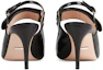 Shop (Women) Gucci Mini Double G 'Black Toe-Loop Stiletto Sandals' 655415-04JT0-1000