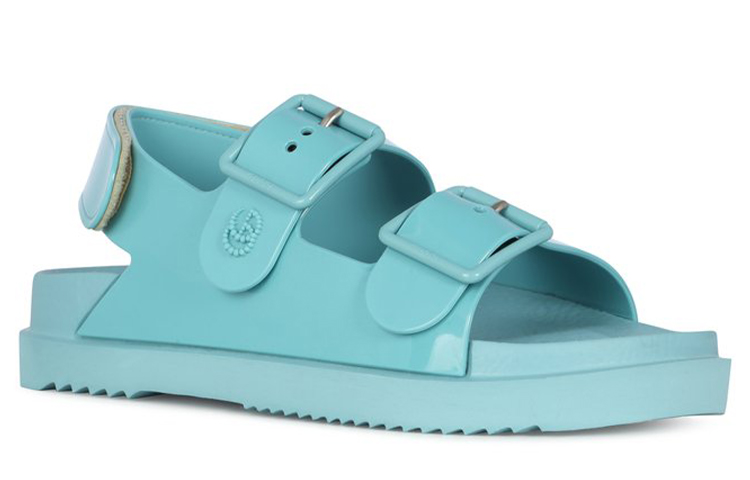 Shop (Women) Gucci Mini Double G 'Fashion Sandal Blue' 660243-J8700-4933