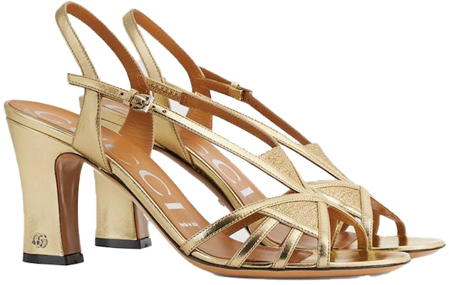(Women) Gucci Mini Double G 'Gold Fashion High Heels' 656385-1XX40-8053 Order (Women) Gucci Mini Double G 'Gold Fashion High Heels' 656385-1XX40-8053
