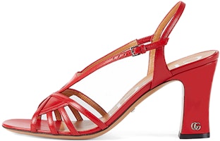 (Women) Gucci Mini Double G High Heel Sandals 'Red Fashion' 656385-DMBT0-6549 (Women) Gucci Mini Double G High Heel Sandals 'Red Fashion' 656385-DMBT0-6549
