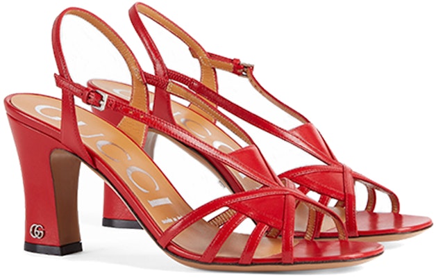 (Women) Gucci Mini Double G High Heel Sandals 'Red Fashion' 656385-DMBT0-6549 Order (Women) Gucci Mini Double G High Heel Sandals 'Red Fashion' 656385-DMBT0-6549