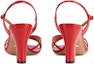 Shop (W) Sandal Tumit Tinggi Gucci Mini Double G 'Merah Fesyen' 656385-DMBT0-6549