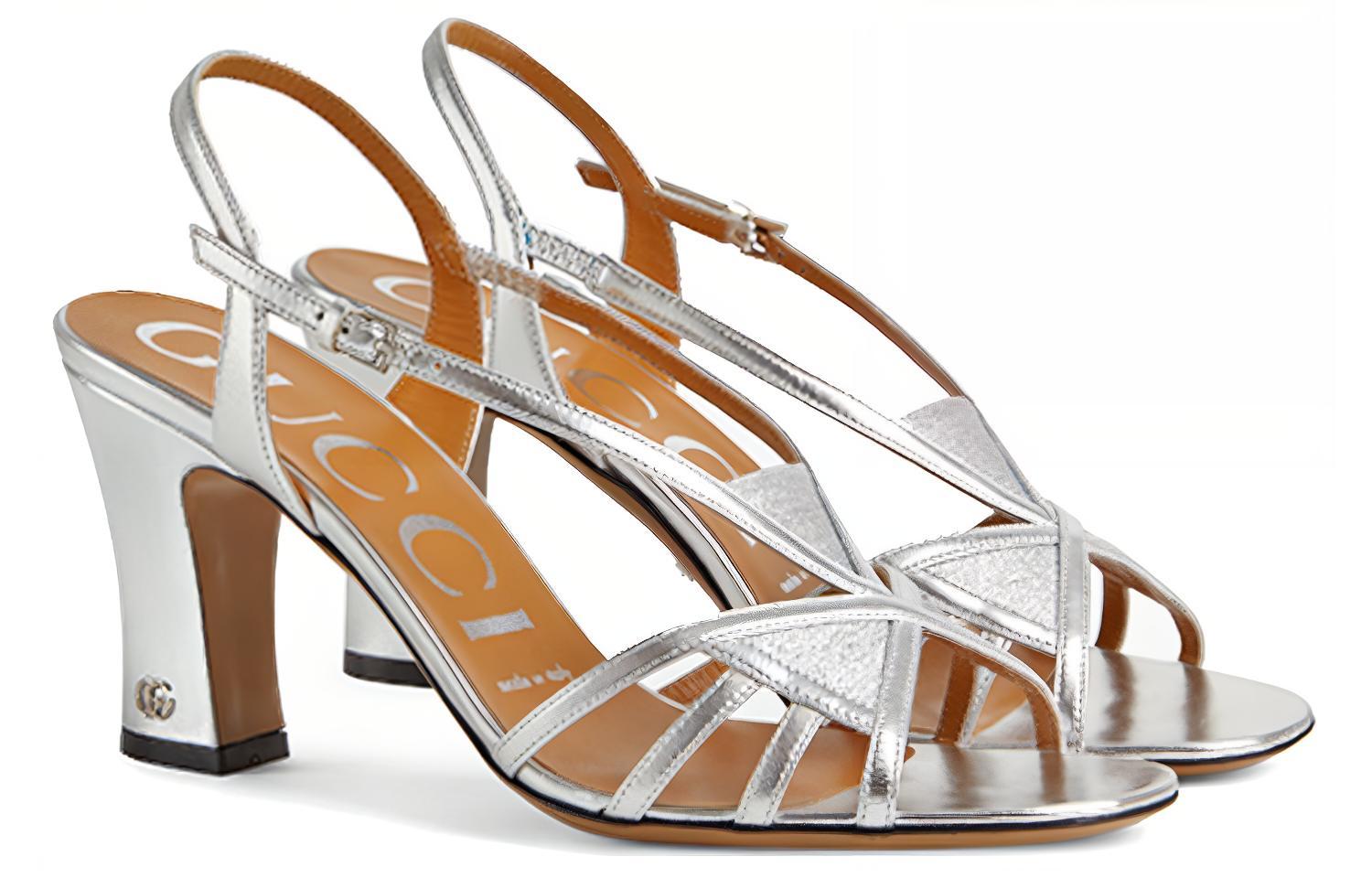 (W) Gucci Mini GG Sport Slide 'Silver' 圖 2