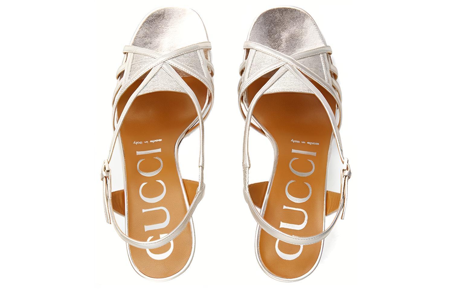 (W) Gucci Mini GG Sport Slide 'Silver' 圖 3
